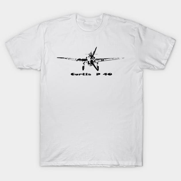 Fighter Curtis P 40 T-Shirt by Hujer